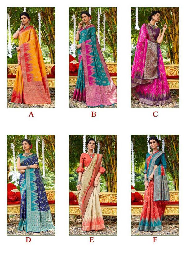 Shangrila Banarasi Weaves 3 Silk Wedding Wear Saree 